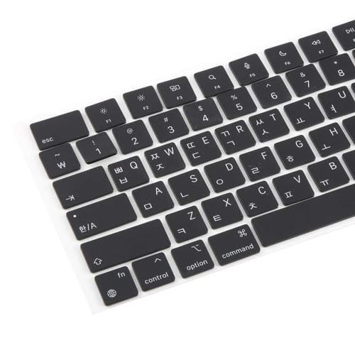 Teclas Apple MacBook A2442, A2485, A2779, A2780, A2991, A2992, A2918, Versão EUA Pequena, Idioma Coreano
