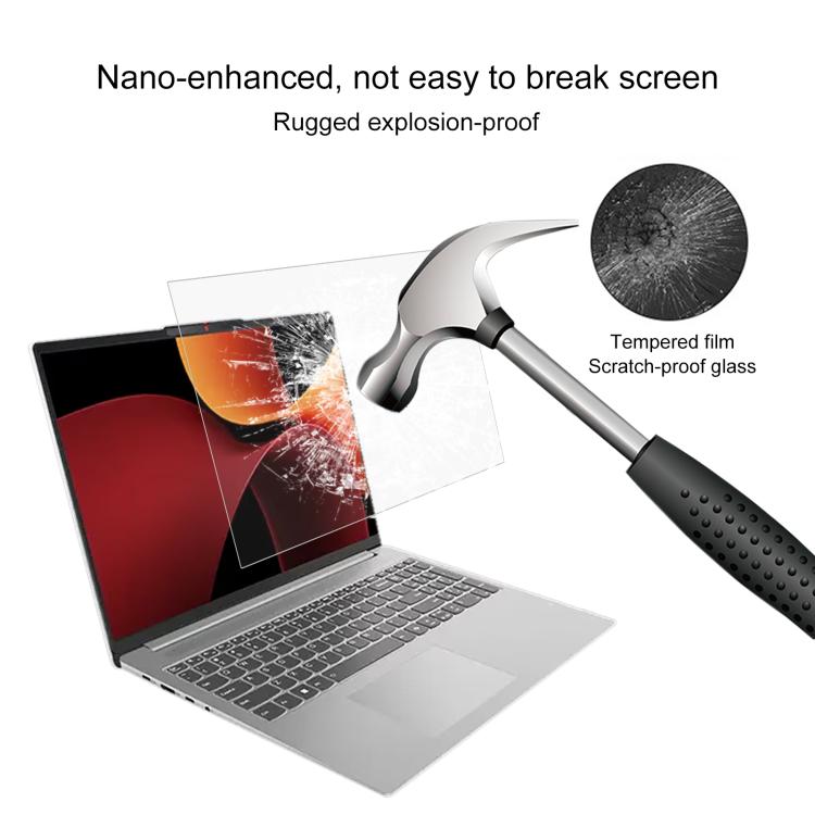 Película de vidrio templado Lenovo IdeaPad Slim 5 Light 13.3 protección pantalla 9H 0.3 mm 2 unidades