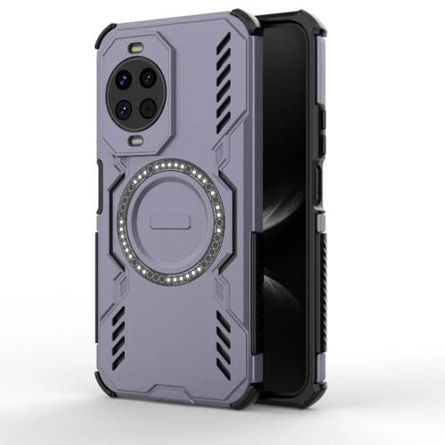 Funda a prueba de golpes con anillo magnético MagSafe para Huawei Nova 14 5G Butterfly Armor (morado)