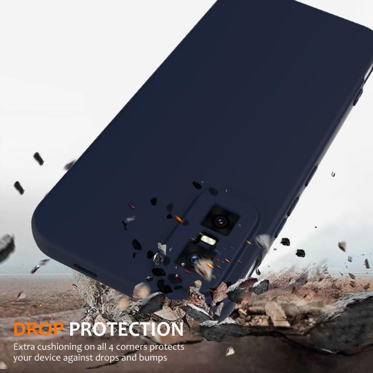 Funda de silicona Magsafe a prueba de golpes para Infinix GT 30 Pro (azul marino)