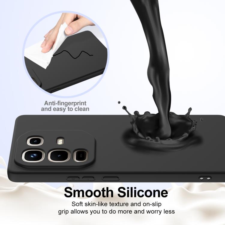 Funda de silicona Magsafe a prueba de golpes para Infinix Note 50 Pro+ (negra)