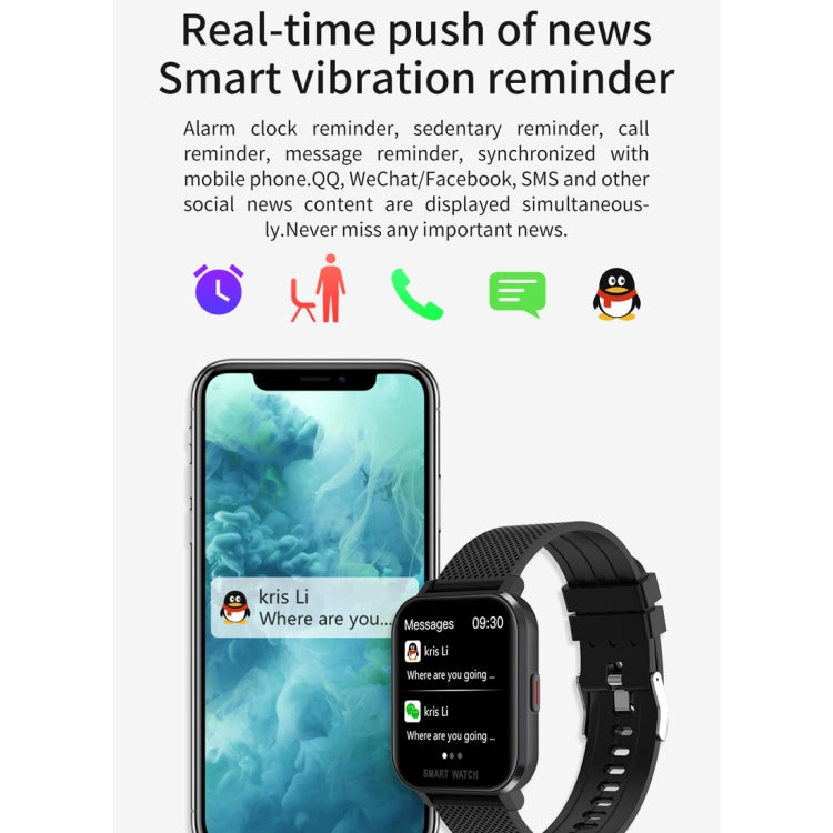 Reloj Inteligente Mt28 1.54 Pulgadas TFT IP67 Impermeable con Monitor de Sueño y Frecuencia Cardíaca