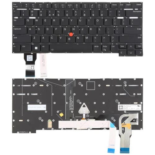 Backlit Keyboard Lenovo ThinkPad T14s Gen 2 P1 GEN4 X1 Extreme Gen4 USA Version (Black)