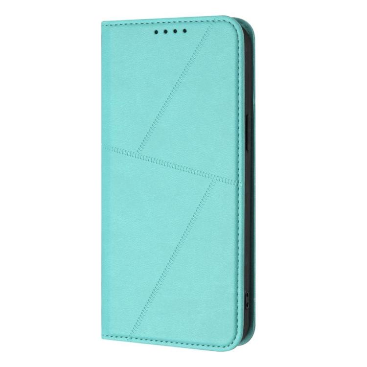 Funda de cuero con tapa magnética resistente y esmerilada para Samsung Galaxy S25 FE 5G (azul claro)
