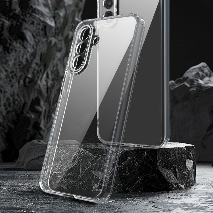 Funda híbrida de TPU y policarbonato para Samsung Galaxy A17 5G, a prueba de golpes y con airbag (transparente)
