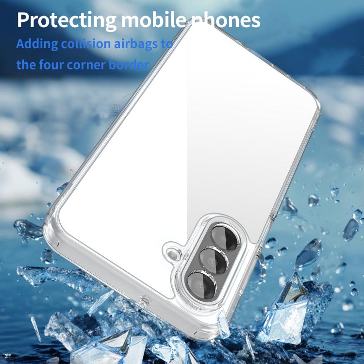 Funda híbrida de TPU y policarbonato para Samsung Galaxy A17 5G, a prueba de golpes y con airbag (transparente)