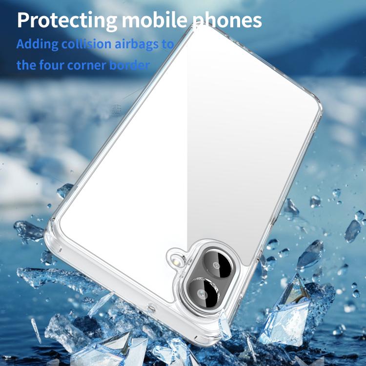 Funda híbrida de TPU y policarbonato para Samsung Galaxy A07 4G, a prueba de golpes y con airbag (transparente)