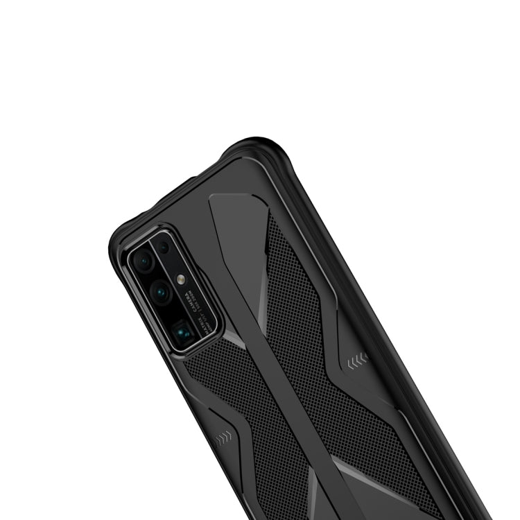 Para Huawei Honor X10 Butterfly Shadow Funda protectora de goma TPU a prueba de golpes (Negro)