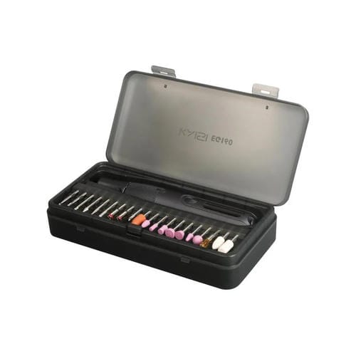Kit de Gravação com Moedor Elétrico Ajustável Kaisi EG160 de 6 velocidades