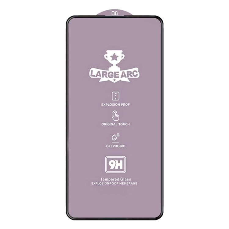 Película de vidrio templado de arco grande de aluminio de alta calidad de 0,4 mm y 9H para iPhone 14 Pro, 25 unidades