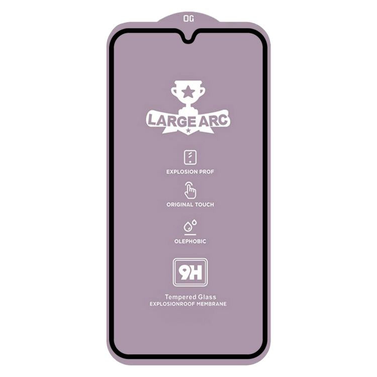 Película de vidrio templado de arco grande de aluminio de 0,4 mm de alto para Samsung Galaxy A15 4G 9H