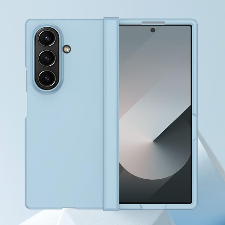 Funda de PC 3 en 1 con tacto suave para Samsung Galaxy Z Fold7 5G (verde menta)