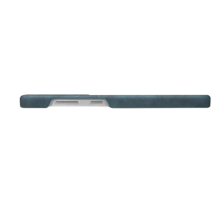 Funda MagSafe con textura retro para Samsung Galaxy S25 5G (azul)
