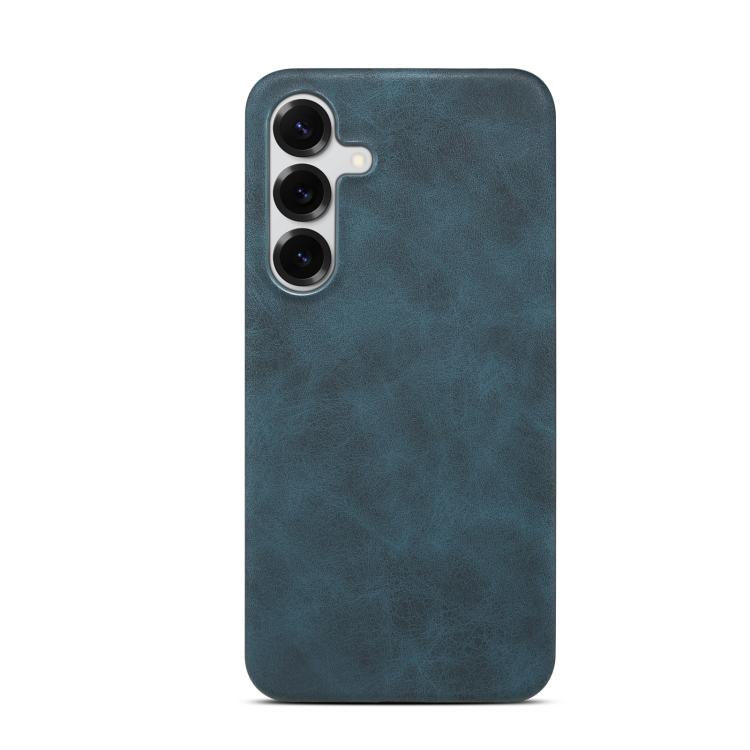 Funda MagSafe con textura retro para Samsung Galaxy S25+ 5G (azul)