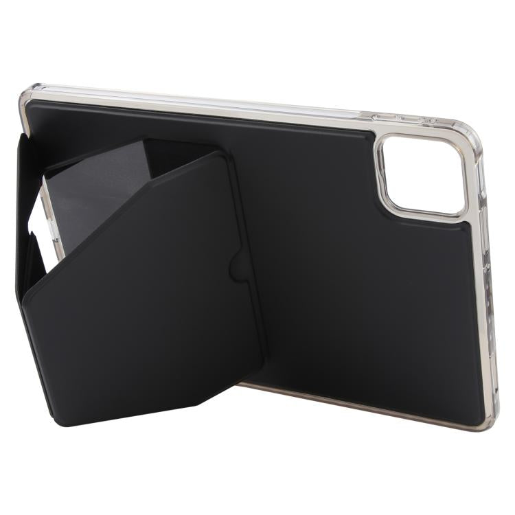 Funda plegable magnética de cuero acrílico para Xiaomi Pad 7/7 Pro (negra)