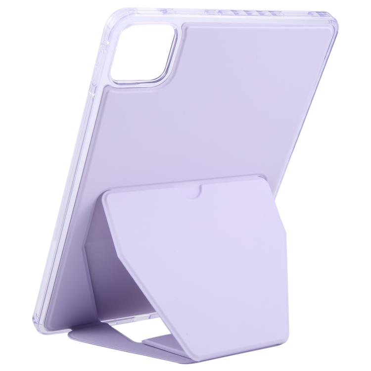 Funda plegable magnética de cuero acrílico para Xiaomi Pad 7/7 Pro (morada)