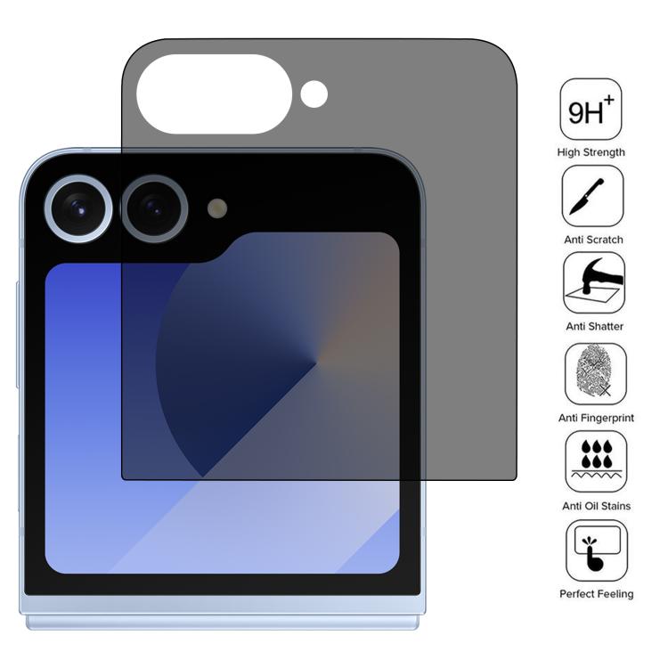 Protector de pantalla de cobertura completa con privacidad de 28 grados para Samsung Galaxy Z Flip7 5G