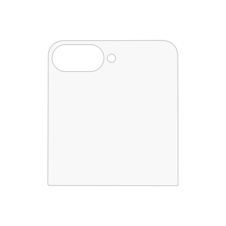 Protector de pantalla de aluminio transparente para Samsung Galaxy Z Flip7 5G