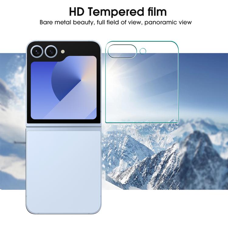 Protector de pantalla de aluminio transparente para Samsung Galaxy Z Flip7 5G, 25 unidades
