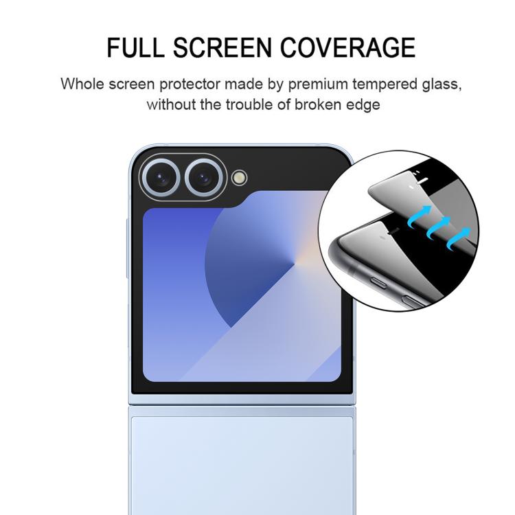 Protector de pantalla trasera HD de cobertura completa para Samsung Galaxy Z Flip7 5G, 25 unidades