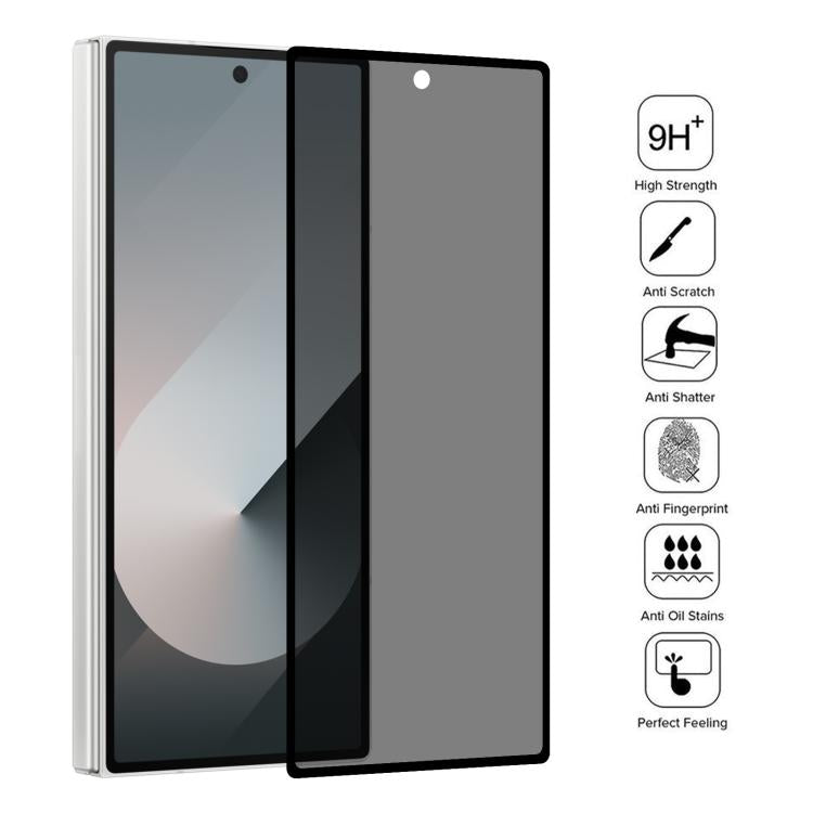 Película de vidrio templado con cobertura total de 360 grados para Samsung Galaxy Z Fold7 5G