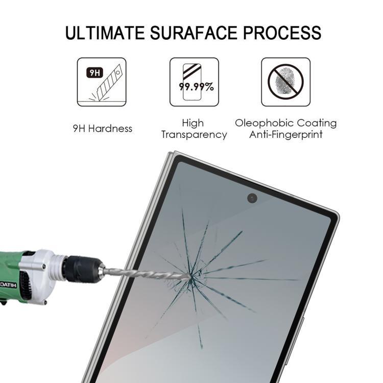 Película de vidrio templado HD de cobertura completa de seda para Samsung Galaxy Z Fold7 5G