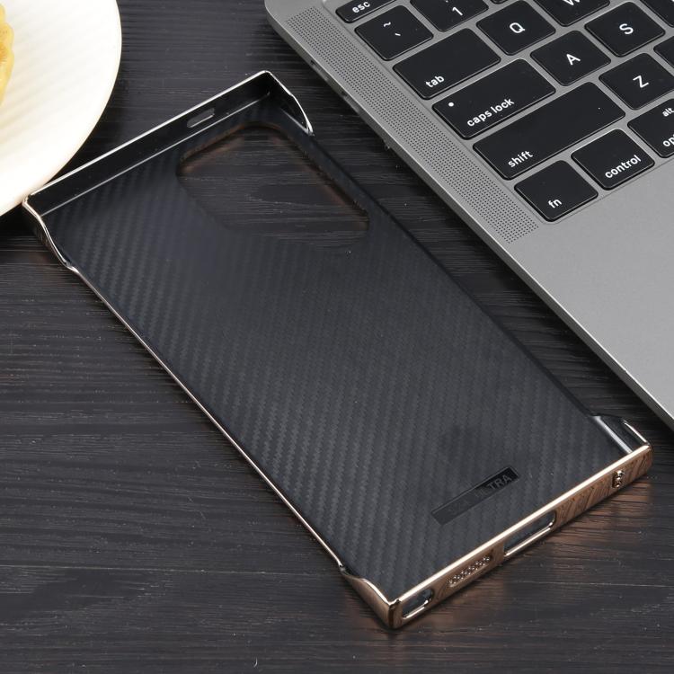 Funda de PC MagSafe antirreflejos, esmerilada, sin marco y galvanizada para Samsung Galaxy S23 Ultra 5G (dorado desierto)