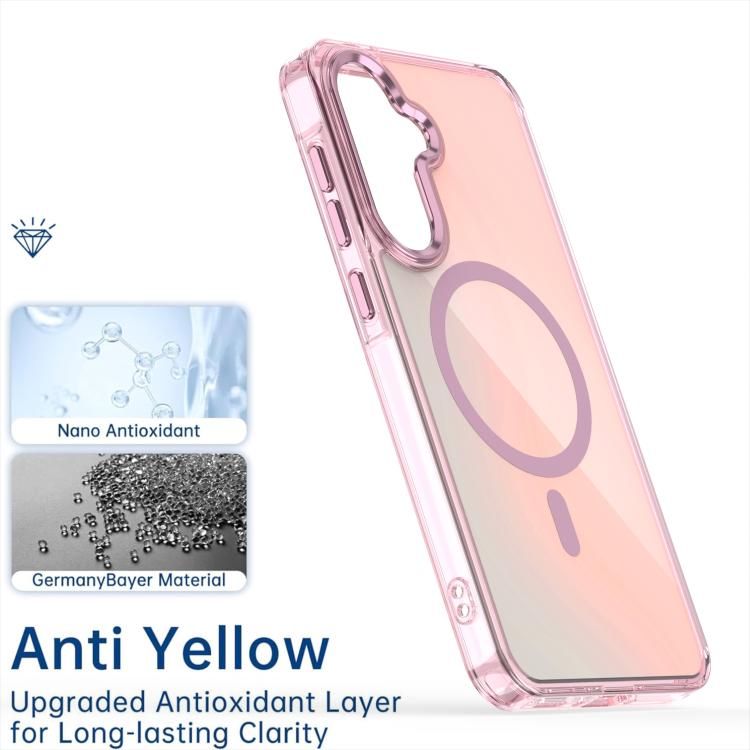 Funda MagSafe con degradado de color para Samsung Galaxy A56 5G (morado)