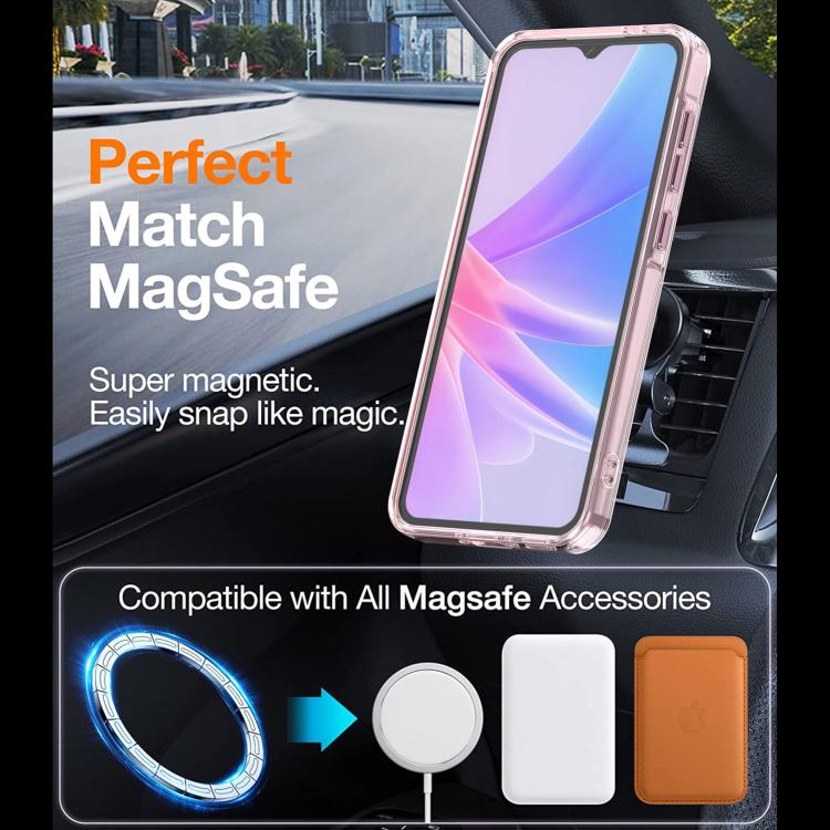 Funda MagSafe con degradado de color para Samsung Galaxy A56 5G (morado)