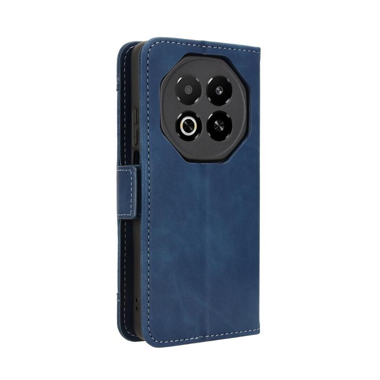 Funda de piel con textura de becerro y ranuras para tarjetas para Meizu Note 16 5G (azul)