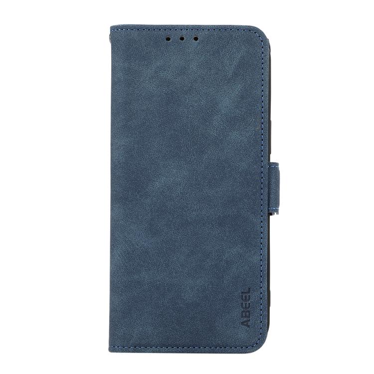 Funda de cuero magnético ABEEL con protección RFID para Samsung Galaxy XCover7 Pro (azul)