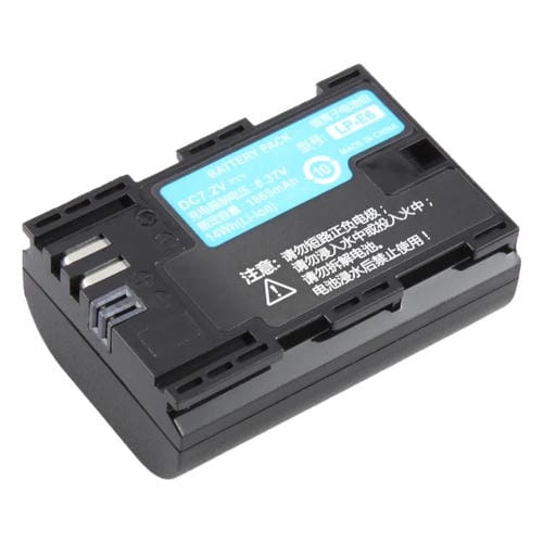 Canon LP-E6 1865 mAh battery for 5D2, 5D3, 6D, 6D II, 7D2, 70D, 80D, 90D
