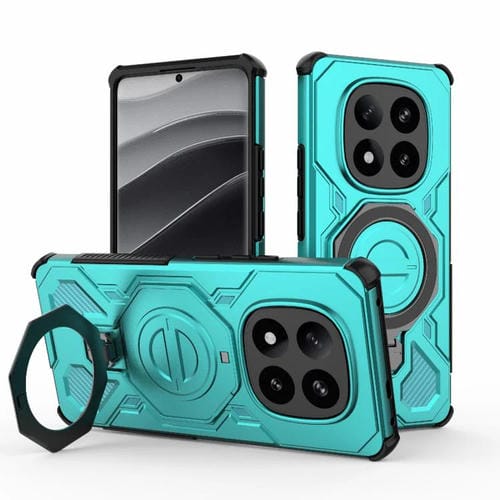 Funda magnética de TPU y PC MagSafe de color sólido para Redmi Note 14 Pro+ 5G Global J-20 (azul lago)
