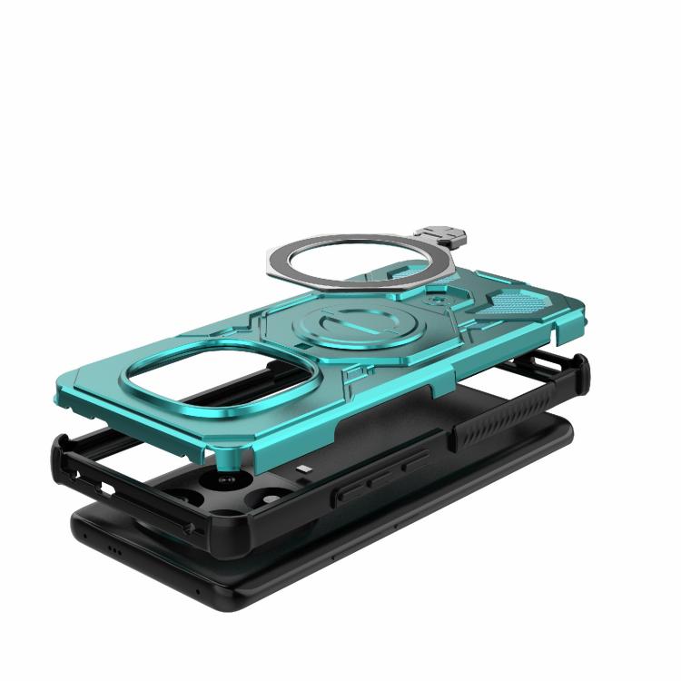 Funda magnética de TPU y PC MagSafe de color sólido para Redmi Note 14 Pro+ 5G Global J-20 (azul lago)