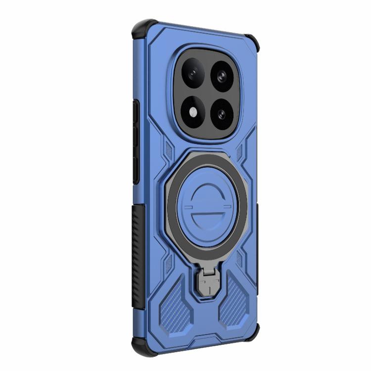 Funda de TPU + PC con cierre magnético MagSafe de color sólido para Redmi Note 14 Pro+ 5G Global J-20 (azul)