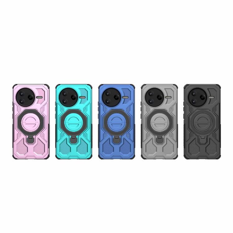 Funda magnética de TPU y PC MagSafe de color sólido para Redmi K80 J-20 (azul lago)