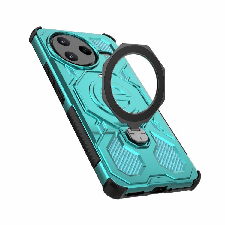 Funda magnética de TPU y PC MagSafe de color sólido para Redmi K80 Pro 5G J-20 (azul lago)
