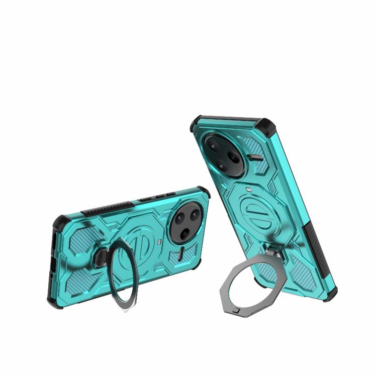 Funda magnética de TPU y PC MagSafe de color sólido para Redmi K80 Pro 5G J-20 (azul lago)