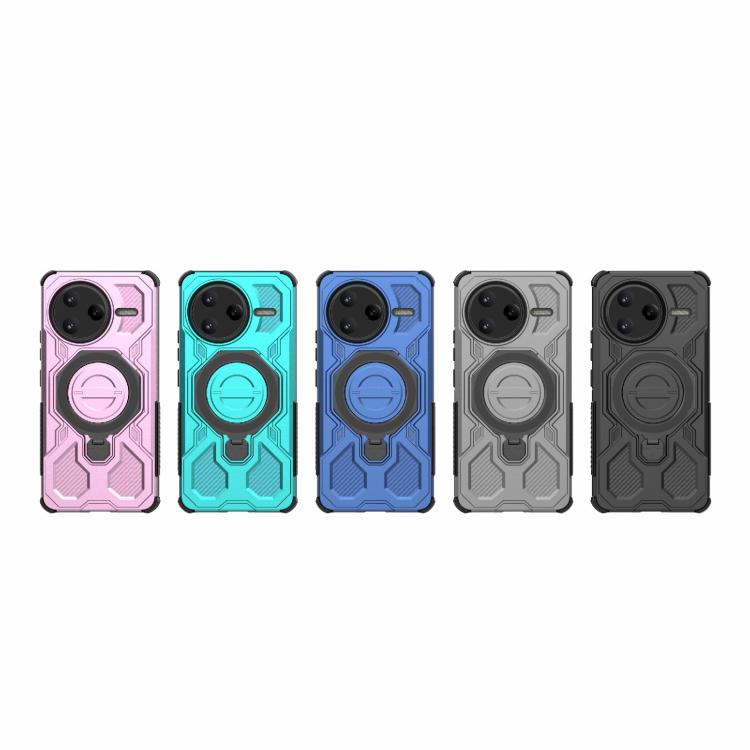 Funda magnética de TPU y PC MagSafe de color sólido para Redmi K80 Pro 5G J-20 (azul lago)