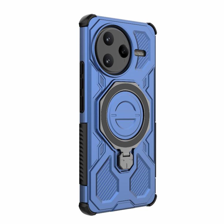 Funda magnética de TPU y PC MagSafe de color sólido para Redmi K80 Pro 5G J-20 (azul)