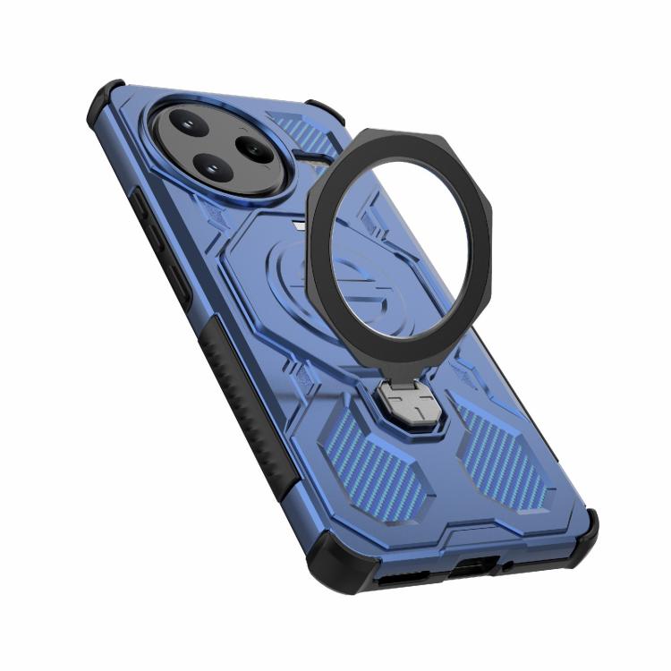 Funda magnética de TPU y PC MagSafe de color sólido para Redmi K80 Pro 5G J-20 (azul)