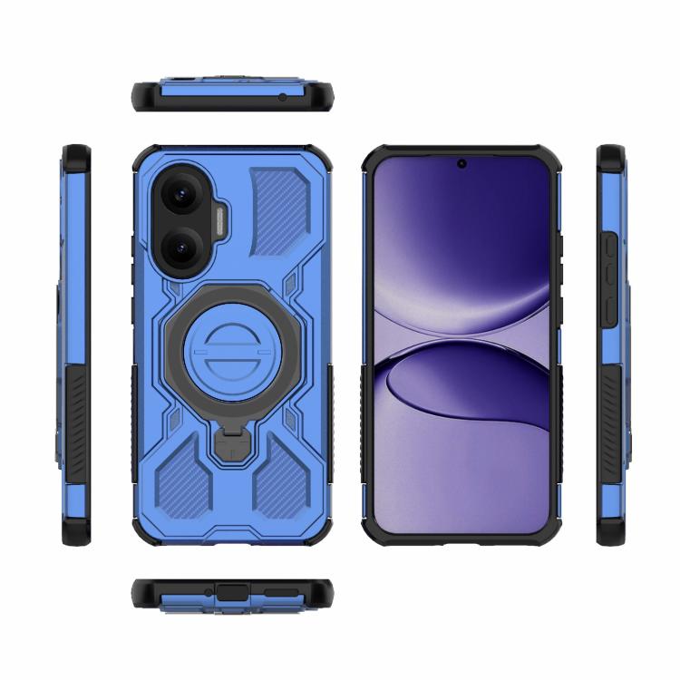 Funda magnética de TPU y PC MagSafe de color sólido para Redmi Turbo 4 Pro 5G J-20 (azul)