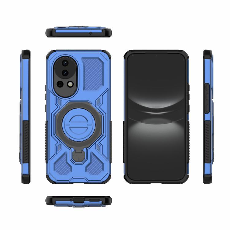 Funda magnética de TPU y PC para Huawei nova 12 5G J-20 (azul)