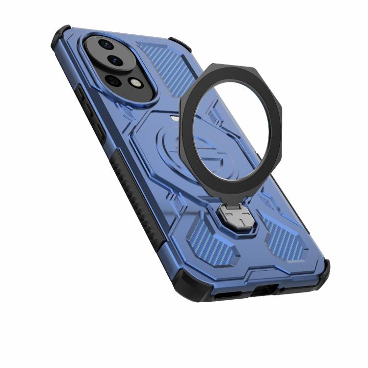 Funda magnética de TPU y PC para Huawei nova 12 5G J-20 (azul)