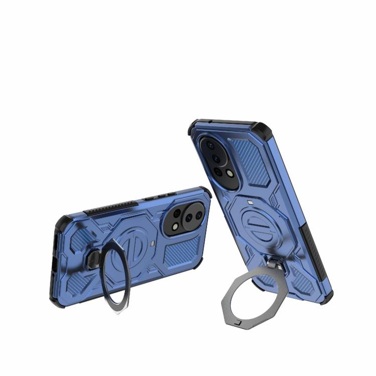 Funda magnética de TPU y PC para Huawei nova 12 5G J-20 (azul)