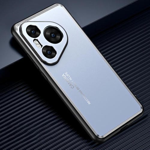 Funda de metal esmerilado para Huawei Pura 80 Pro 5G (azul)