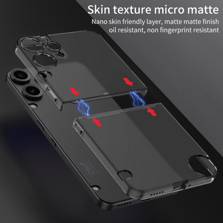 Funda translúcida mate GKK para teléfono CMF Phone 2 Pro (negro)