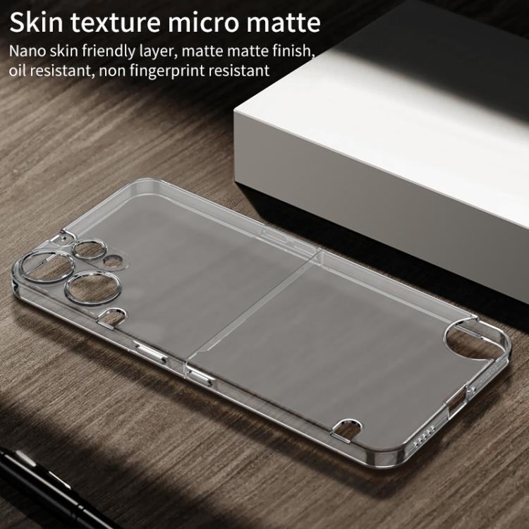 Funda translúcida mate GKK para teléfono CMF Phone 2 Pro (negro)