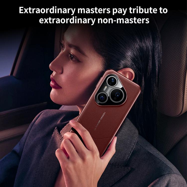 Funda para Huawei Pura 70 Premium con diseño de imitación galvanizada (negra)