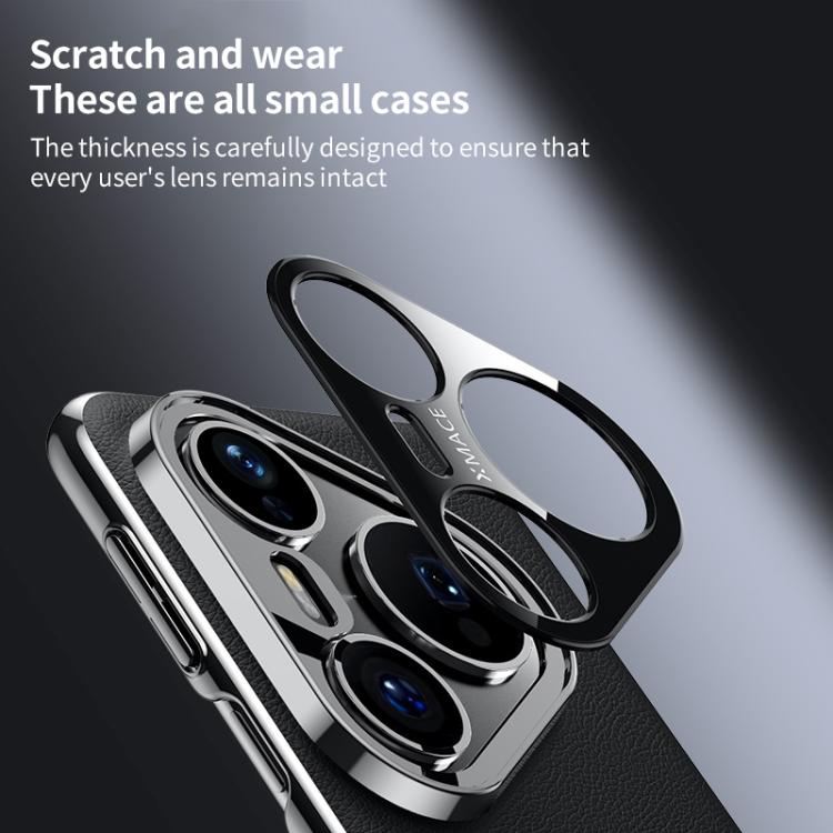Funda para Huawei Pura 70 Premium con diseño de imitación galvanizada (negra)